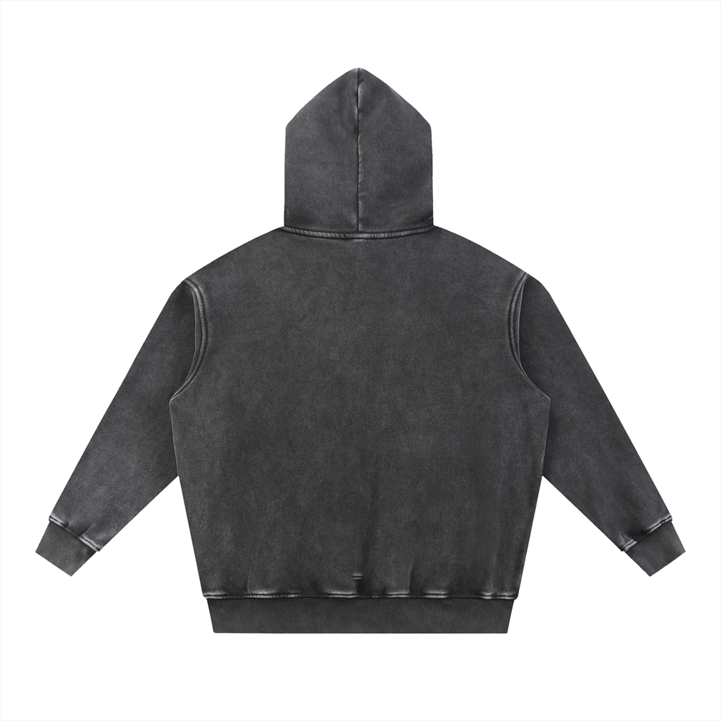 Snow Wash Fleece Oversize  Pitch Vibes Hoodie
