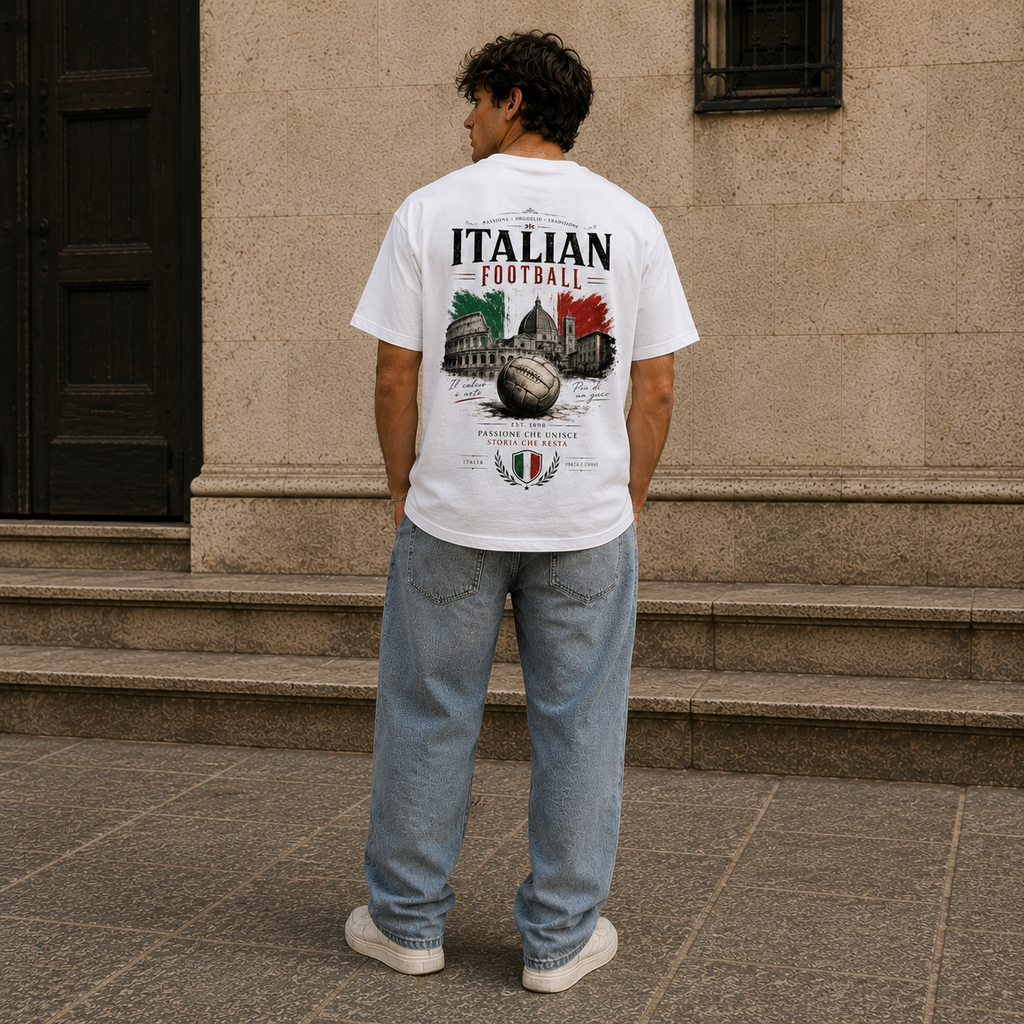 Italian Football Graphic Tee